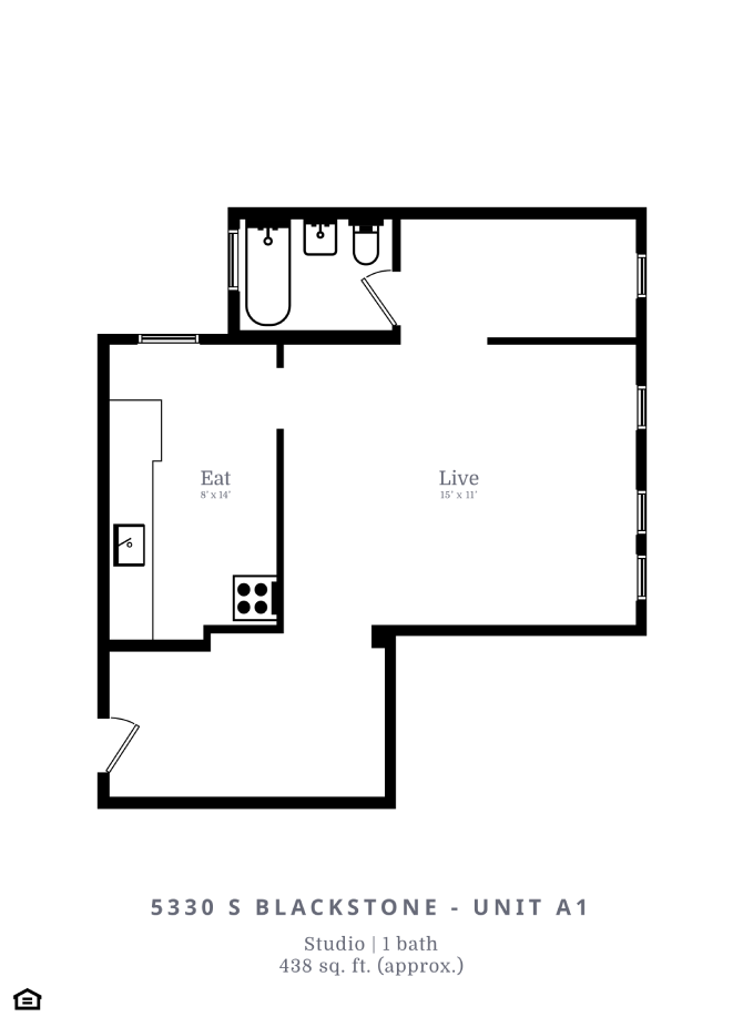 5330 S Blackstone Ave Studio-1 Bed Apartment for Rent - Photo Gallery 12